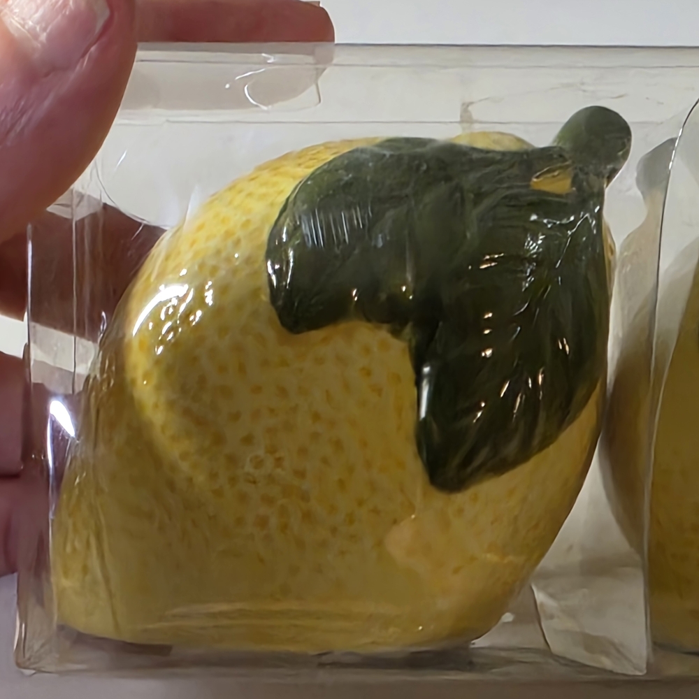 Lemon Shaped Salt and Pepper Shakers NWT - Picture 3 of 6